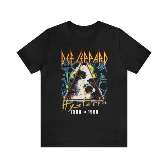 Angel H Other - Def Leppard Hysteria Tour 1988 Shirt Tshirt Band Tee Vintage Shirt